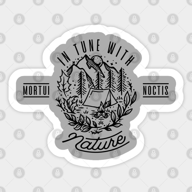 In tune with Nature Sticker by iNKTLAB